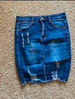 Girl vivi Stretch spijker/jeans rok blauw mt.S, Blauw, Ophalen of Verzenden, Zo goed als nieuw, Maat 36 (S)