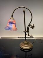 Messing Tafellamp Art Nouveau stijl, Ophalen of Verzenden