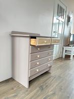 Leuke commode / ladekast in mooie roze tint., Kinderen en Baby's, Kinderkamer | Commodes en Kasten, Ophalen, 50 tot 70 cm, Zo goed als nieuw