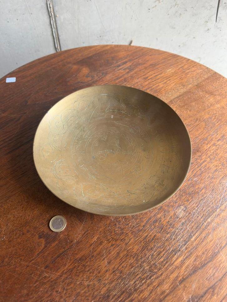 Vintage messing schaaltje met draak –CHINA export (jaren 60), Antiek en Kunst, Antiek | Koper en Brons, Ophalen of Verzenden