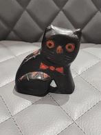 Vintage Mexico kat beeldje zwart keramiek Manuel Felguerez, Antiek en Kunst, Antiek | Keramiek en Aardewerk, Verzenden