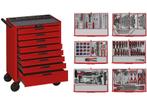 Gereedschapswagen rood Midi Master 491 delig Teng Tools, Ophalen, Zo goed als nieuw