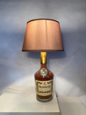 Hennessy drankfles lamp tafel lamp interieur cadeau 