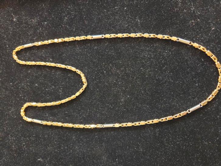 14 k gouden monte carlo ketting 40,8 gram 71 cm, Sieraden, Tassen en Uiterlijk, Kettingen, Nieuw, Goud, Goud, Ophalen of Verzenden