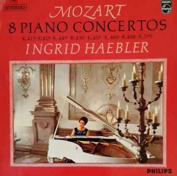 Ingrid Haebler Mozart - 8 Piano Concertos 4 LP BOX beschikbaar voor biedingen
