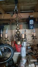 Antieke Bolkroon Luchter, Ophalen, Gebruikt, Glas, Antiek