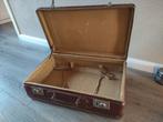 Oude vintage koffer, Sieraden, Tassen en Uiterlijk, Overige materialen, Gebruikt, 50 tot 60 cm, Slot