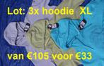 Lot: 3x Tom Tompson heren hoodie 2XL XXL met print nieuw, Tom Tompson, Verzenden, Blauw, Maat 56/58 (XL)