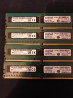32GB (4x8GB) DDR4 Micron RAM ECC Geheugen, Computers en Software, RAM geheugen, Ophalen of Verzenden, DDR4, Desktop, 32 GB