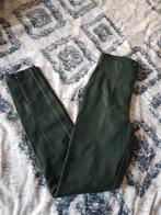 Zara Lederlook Broek Donkergroen XS, Kleding | Dames, Zara, Ophalen of Verzenden, Zo goed als nieuw, Maat 34 (XS) of kleiner