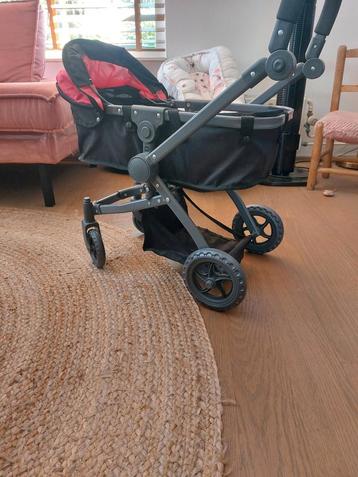 Poppenwagen - zwart/grijs beschikbaar voor biedingen