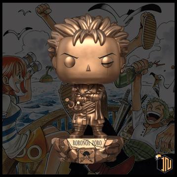 Roronoa Zoro Bronze Statue One Piece in bezit. POP PLUS beschikbaar voor biedingen