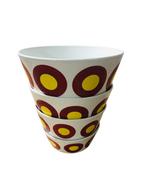 Set van vier vintage retro schalen jaren 60, Gebruikt, Etten-Leur, Djt@dejuistetoon.eu, Ophalen of Verzenden