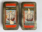 Fifties tabaksblikjes Mayflower Mixture, Verzamelen, Merken en Reclamevoorwerpen, Ophalen of Verzenden, Gebruikt, Verpakking