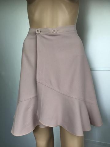 D490 PINKO maat XS/S=34/36 rok rokje overslag-rok roze beschikbaar voor biedingen