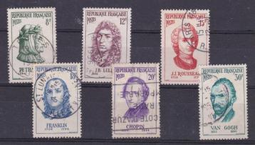 Frankrijk Yvert nr. 1082-1087 serie compleet gestempeld beschikbaar voor biedingen