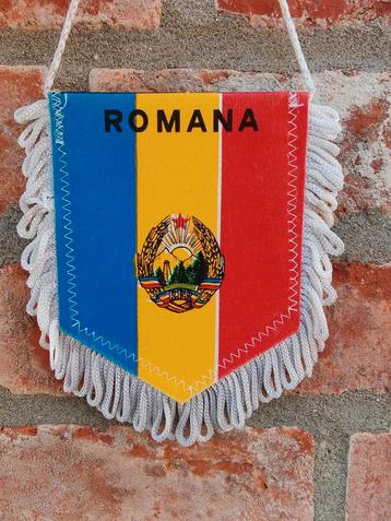 Roemenië 1980 prachtig  vaantje vaan wimpel beschikbaar voor biedingen