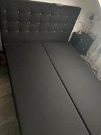 Boxspring 160x200, Huis en Inrichting, Ophalen, Gebruikt, Zwart, Tweepersoons