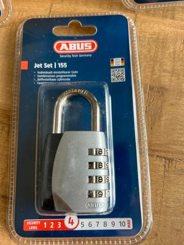 Abus hangslot codeslot veiligheidsslot 155/40 NIEUW meerdere beschikbaar voor biedingen