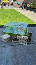 Ferplast Mini Dua Hamster-/Caviakooi, Dieren en Toebehoren, Knaagdieren en Konijnen | Hokken en Kooien, Kooi, Gebruikt, Minder dan 75 cm