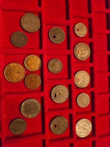 Set ww2 oorlog munten Duitsland beschikbaar voor biedingen