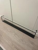 Zwart Metaal wandrek, Huis en Inrichting, Woonaccessoires | Wandplanken en Boekenplanken, Ophalen, Zo goed als nieuw