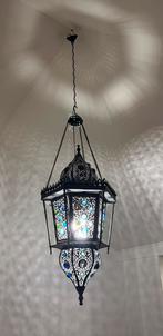 Zeldzame Marokkaanse Hanglamp, handwerk Messing, Huis en Inrichting, Lampen | Kroonluchters, Ophalen, Overige materialen