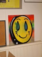 Tienerkamer kunst graffiti smiley maken onbekend op houd, Ophalen of Verzenden