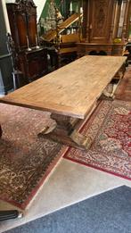 Super stoere antieke kloostertafel 280 x 95