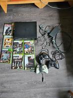 Xbox 360 met 3 controllers en 7 games, Gebruikt, Ophalen of Verzenden