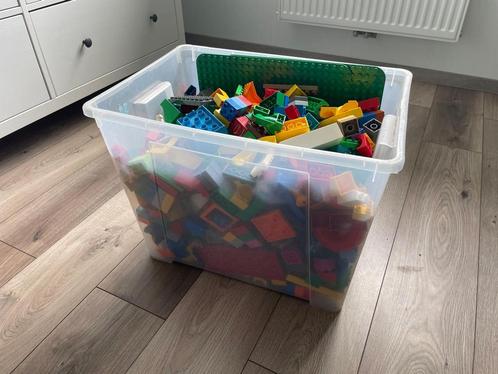 Grote bak duplo - 10 kilo, Kinderen en Baby's, Speelgoed | Bouwstenen, Zo goed als nieuw, Overige merken, Ophalen of Verzenden