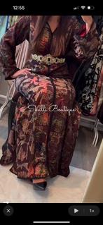 Mobra velvet caftan zwart, Ophalen of Verzenden, Zo goed als nieuw, Zwart, Overige typen