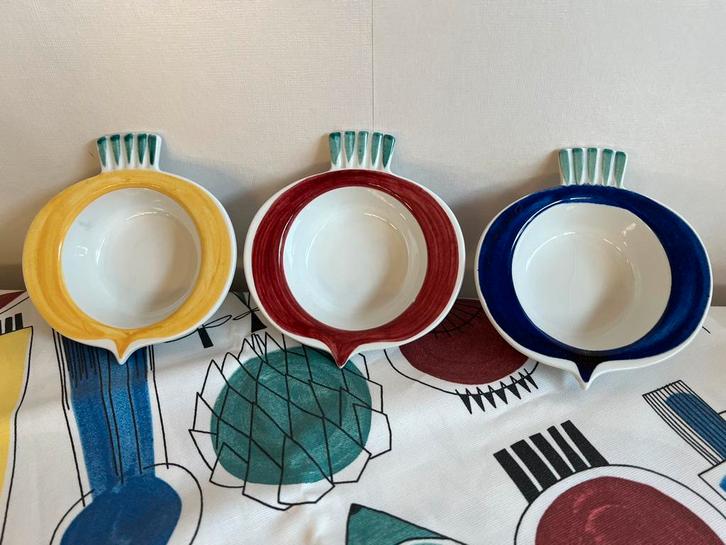 Vintage Rörstrand Picknick Radijs Schaaltje M. Westman P Stk, Antiek en Kunst, Antiek | Servies los, Ophalen of Verzenden
