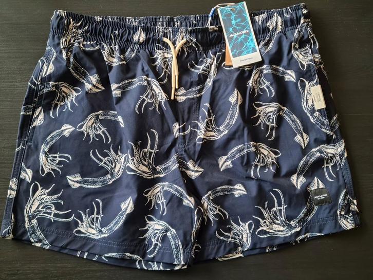Jack & Jones Zwembroek Octopus XL, Kleding | Heren, Badmode en Zwemkleding, Zwemshort, Maat 56/58 (XL), Blauw, Ophalen of Verzenden