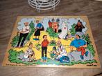 Vintage houten puzzel Suske en Wiske  - Simplex Toys, Verzamelen, Ophalen, Suske en Wiske, Gebruikt, Overige typen