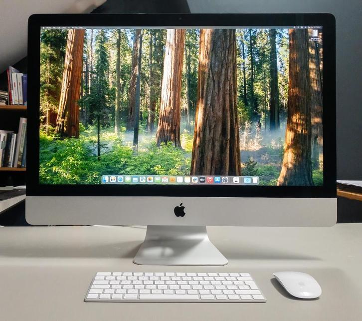 iMac 27” 2019, Computers en Software, Apple Desktops, Gebruikt, iMac, SSD, 3 tot 4 Ghz, Ophalen