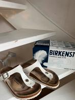 Witte Birkenstock Sandalen Maat 37, Ophalen of Verzenden, Gedragen, Wit, Slippers