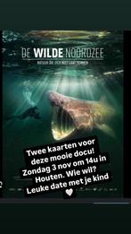 De wilde Noordzee bioscoop kaartjes, Tickets en Kaartjes, Twee personen, Vrijkaartje alle films