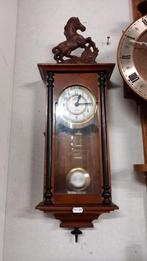 Vintage Wandklok met Paardenbeeld, Ophalen