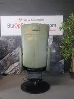 Sta op stoel Prominent Sorisso Eucalyptus Groen, Huis en Inrichting, Fauteuils, Minder dan 75 cm, Leer, Ophalen of Verzenden, Zo goed als nieuw