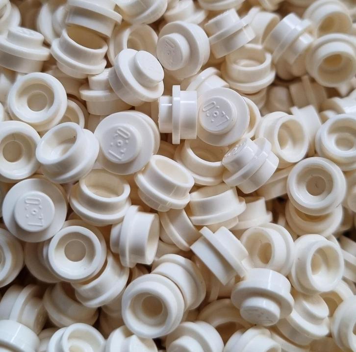Lego 1x1 round plate, White (per 100), Kinderen en Baby's, Speelgoed | Duplo en Lego, Nieuw, Lego, Losse stenen, Verzenden