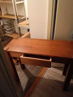 Sidetable met klein laatje. 1 meter breed, 40 cm diep en 78, Ophalen of Verzenden