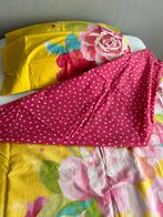 Dekbedhoes, 1 persoons, roze/geel, Covers&Co, Meisje, Dekbedovertrek, Ophalen of Verzenden, Zo goed als nieuw