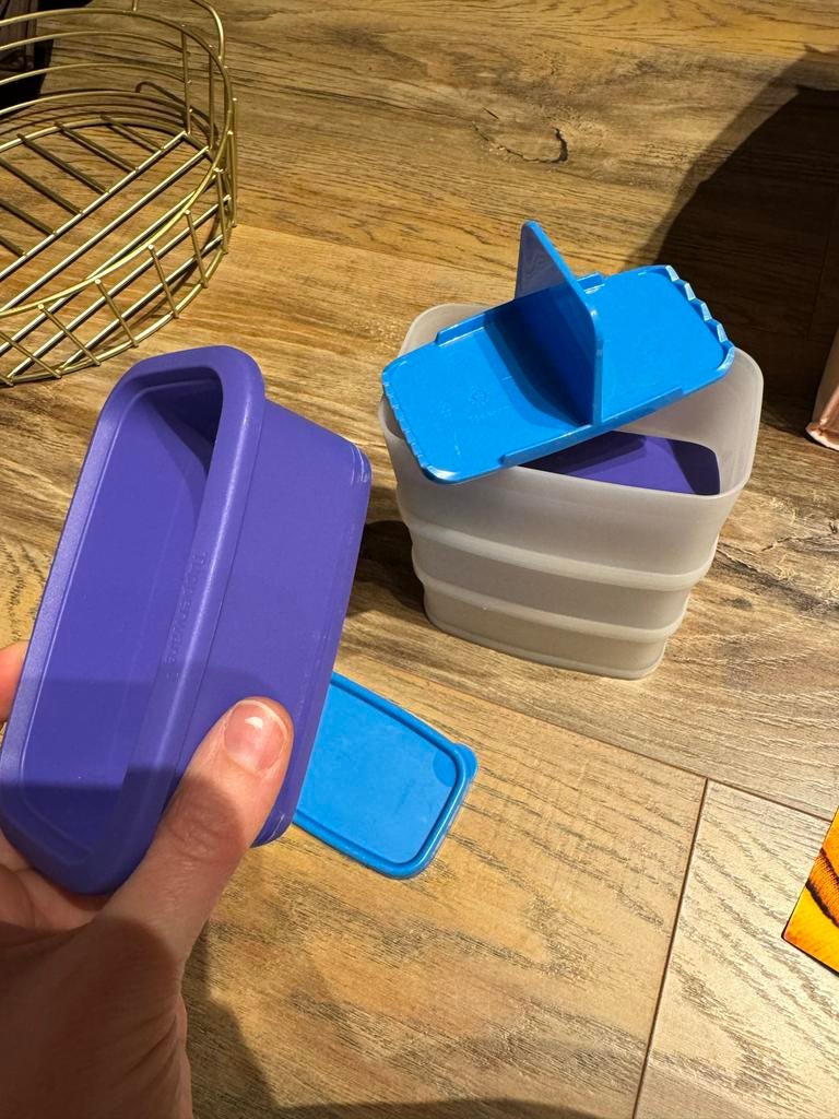Tupperware Decotoren voor bakken, Ophalen of Verzenden, Gebruikt, Blauw, Overige typen