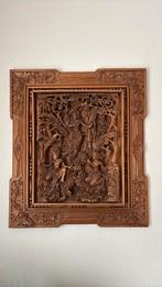 Prachtig  3D Houtsnijwerk schilderij, Ophalen of Verzenden