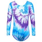 Turnpakje Tie Dye blauw paars 116 122 128 134 140 146 152, Nieuw, Blauw, Ophalen of Verzenden, Turnpak(je)