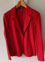 Te koop tricot colbert / blazer van ENJOYA kleur rood maat M, Gedragen, Jasje, Maat 38/40 (M), Ophalen of Verzenden