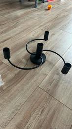 Zwarte plafond lamp, Ophalen of Verzenden, Zo goed als nieuw, Minder dan 50 cm