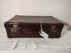 K392 VINTAGE jaren 40 koffer van geperst karton, Sieraden, Tassen en Uiterlijk, Koffers, Overige materialen, Gebruikt, 50 tot 60 cm