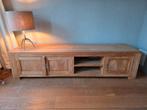 TV kast massief teak, Ophalen, 150 tot 200 cm, Teakhout, Past overal bij ....